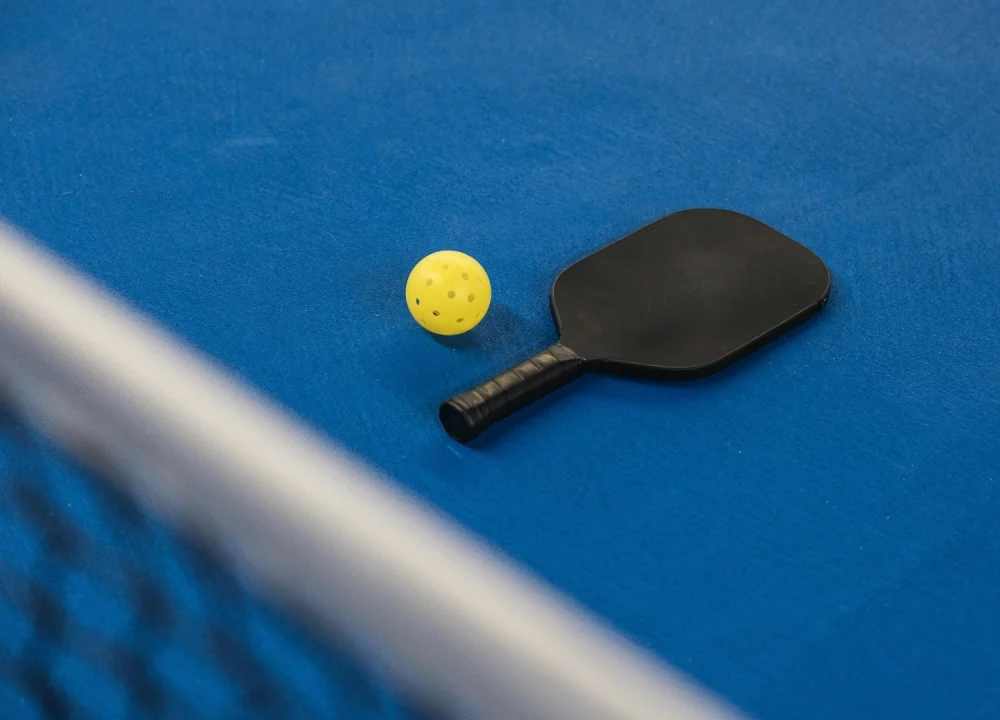 What are pickleball paddles made of